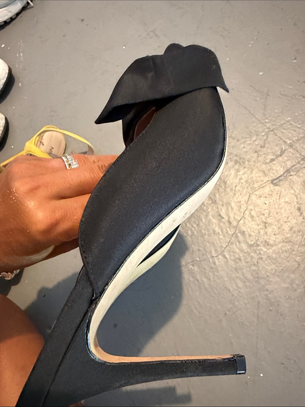 kate spade Black Bow Pointed-Toe Slip-On Mules - Picture 11 of 12